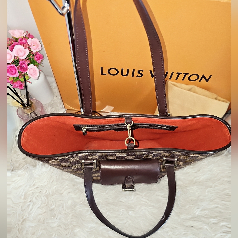 🔥Beautiful Condition🔥 Louis Vuitton Damier Ebene Manosque PM - Picture 11 of 17